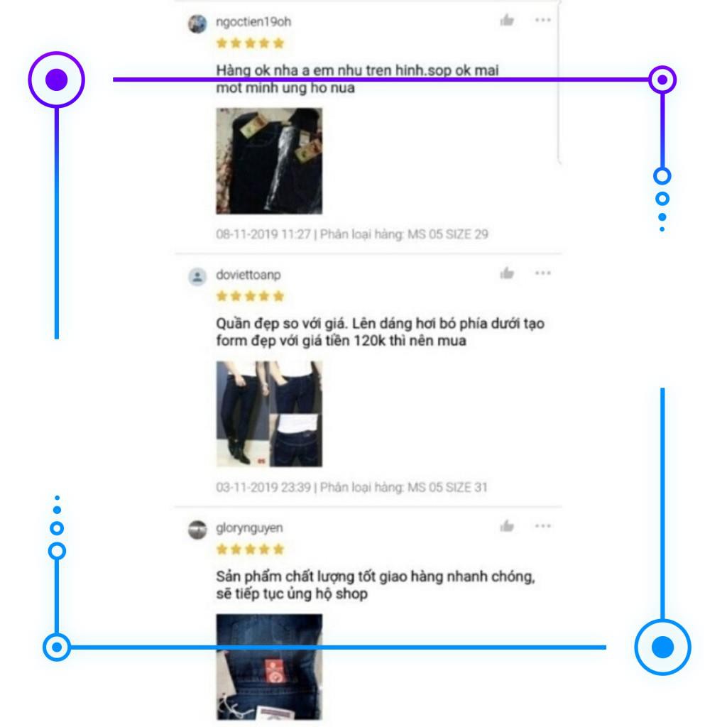 Quần jean nam tenji ad40tg quần bò nam xanh trơn phong cách cá tính thời trang tenji store 2