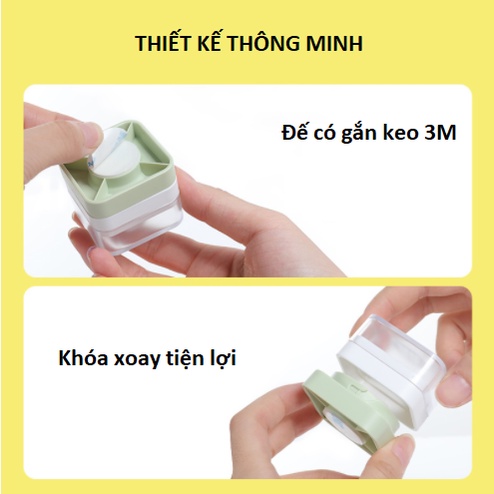 Viên Cỏ Bạc Hà, Catnip Dạng Xoay Gắn Tường Có Nắp Đậy Giúp Mèo Thư Giãn Tiêu Búi Lông - PET 2021