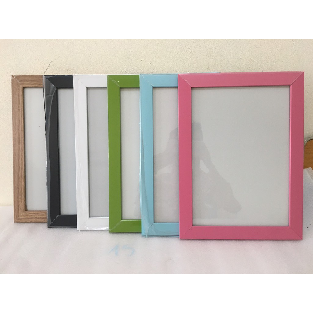 Khung ảnh, khung tranh A3 kích thước 30x40 cm màu trơn treo tường giá rẻ