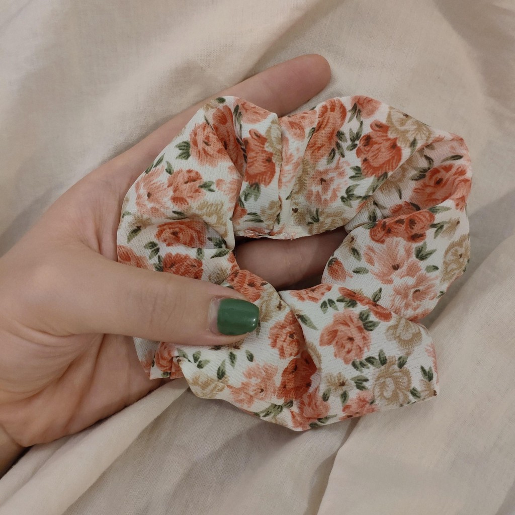 Cột tóc xinh Hàn Quốc  vòng tay, chất vải cao cấp  scrunchies xinh giá tốt