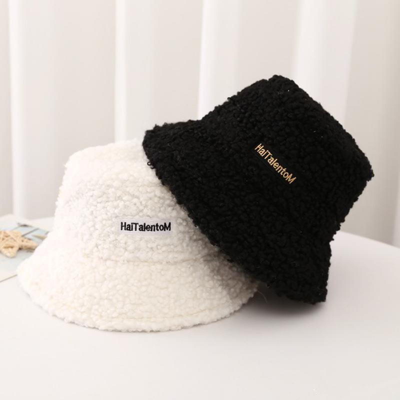 Mũ Bucket Nón Tai Bèo Vành Cụp Nón Lông Cừu Xù 384 Nhiều Màu Sắc Ulzzang Form Unisex Nam Nữ - Hazo