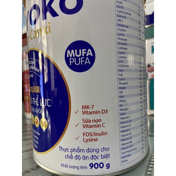 Sữa bột Kayoko Sure Canxi công nghệ Nhật 900g