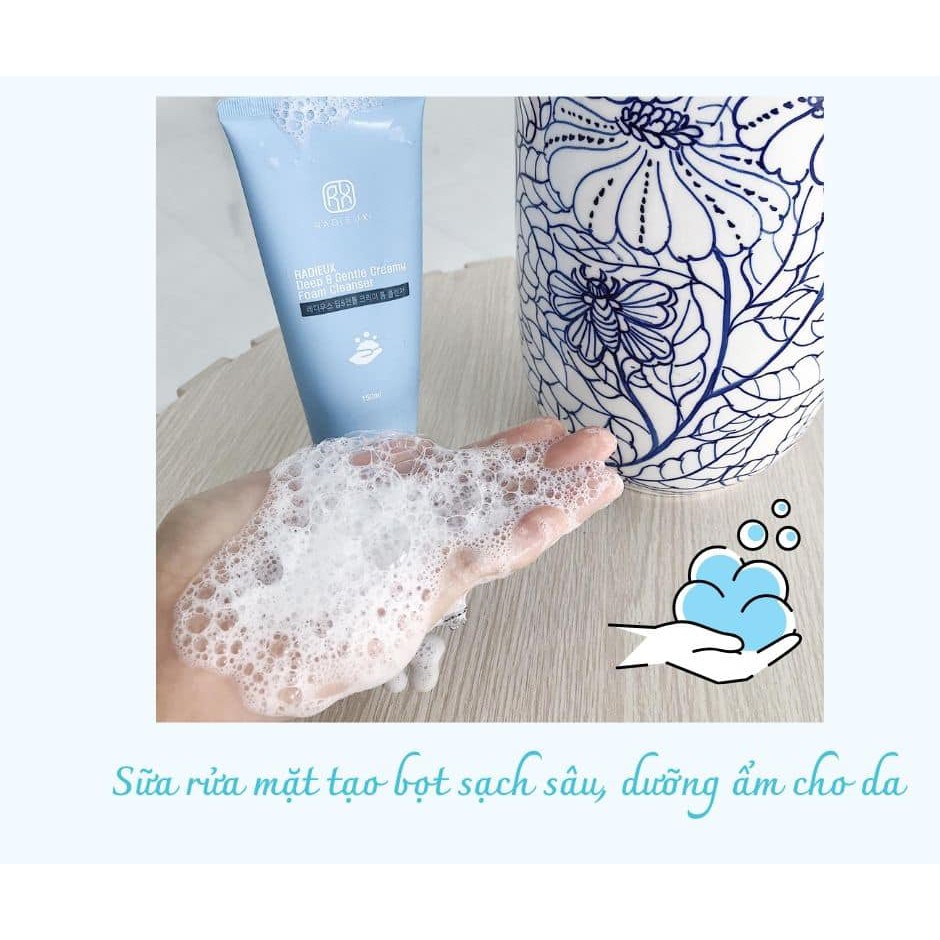 SỮA RỬA MẶT RADIEUX Deep & Gentle Creamy Foam Cleanser | BigBuy360 - bigbuy360.vn