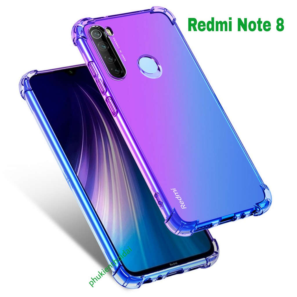 Ốp lưng Redmi Note 8 / Redmi Note 10 dẻo màu đa sắc lồi góc bảo vệ camera chống sốc cao cấp