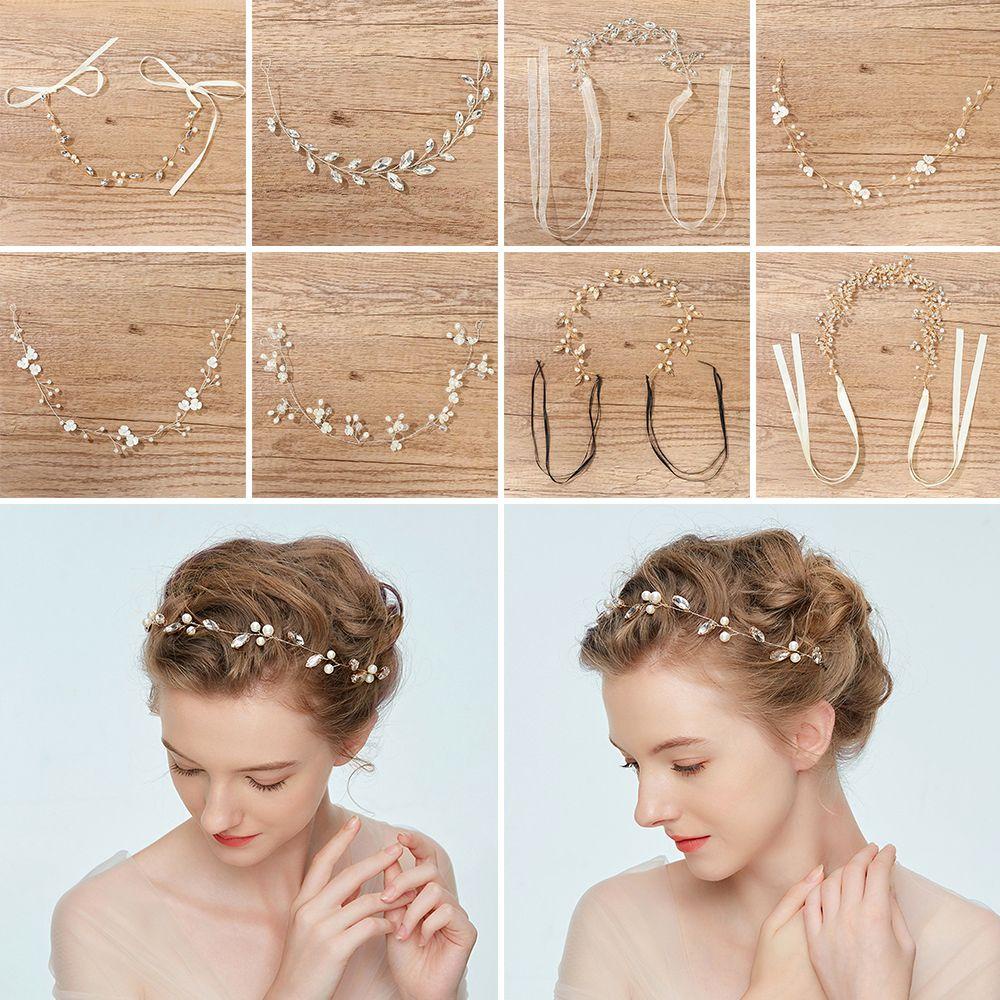 Băng Đô Cài Tóc Đính Hoa Cho Cô Dâu Ngày Cưới