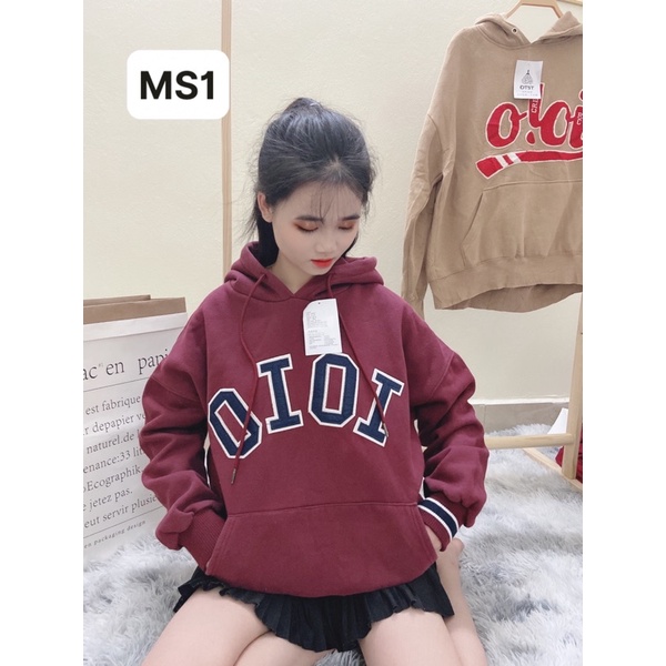(7mã)Áo nỉ hoodie nữ form rộng phong cách unisex chất dày dặn