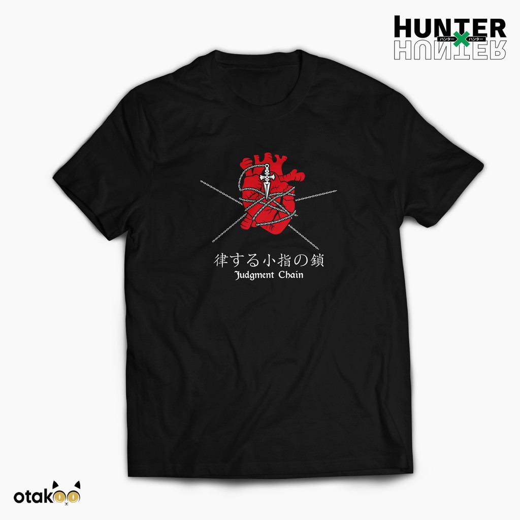 (SALE SỐC) Áo thun in hình Hunter x Hunter Anime Shirts: Judgment Chain - sp bán chạy HOT