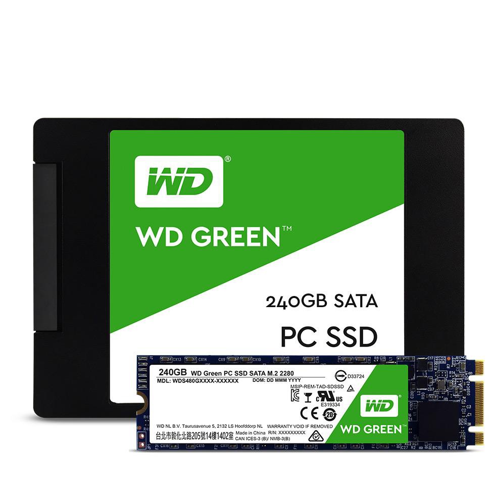 ■︎ Ổ cứng SSD Western Digital Green M.2 2280 Sata III 240GB - Bảo hành chính hãng 36 tháng