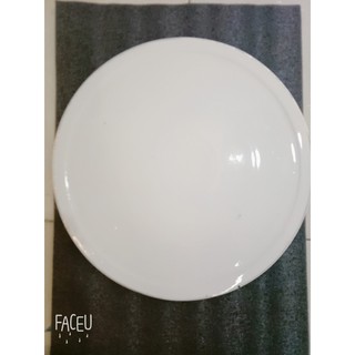Đĩa sứ - đĩa tròn trắng to 33cm