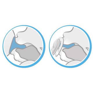 BỘ 2 TI GIẢ NUK SILICONE GENIUS