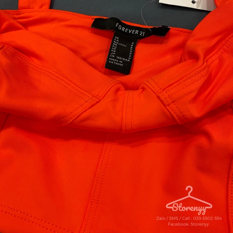 Áo croptop hai dây ôm body F.21 • Storenyy