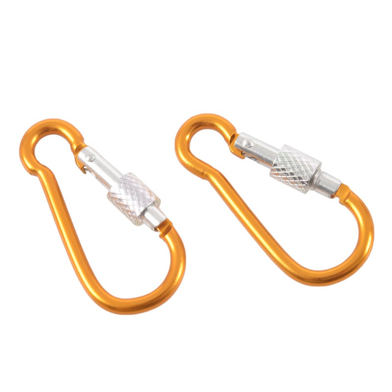Bộ 2 Móc Carabiner Nhôm Dài 5cm Nhiều Màu