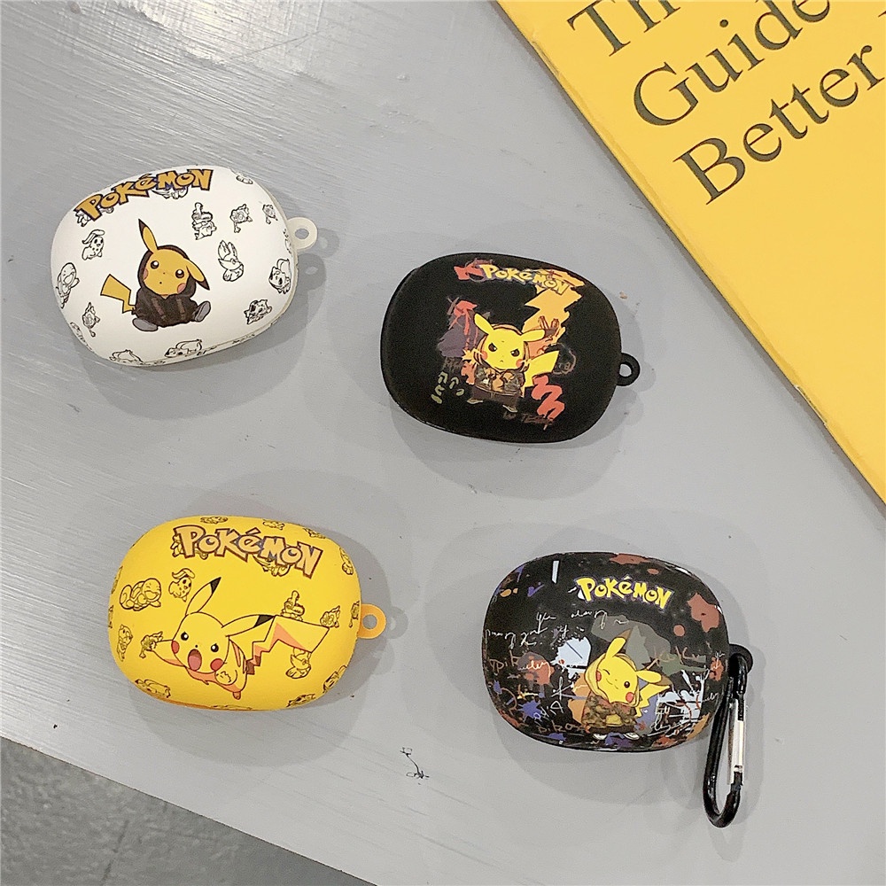 Vỏ Bảo Vệ Hộp Sạc Tai Nghe Edifier X3S Mềm Hình Pikachu Và Tên Lửa