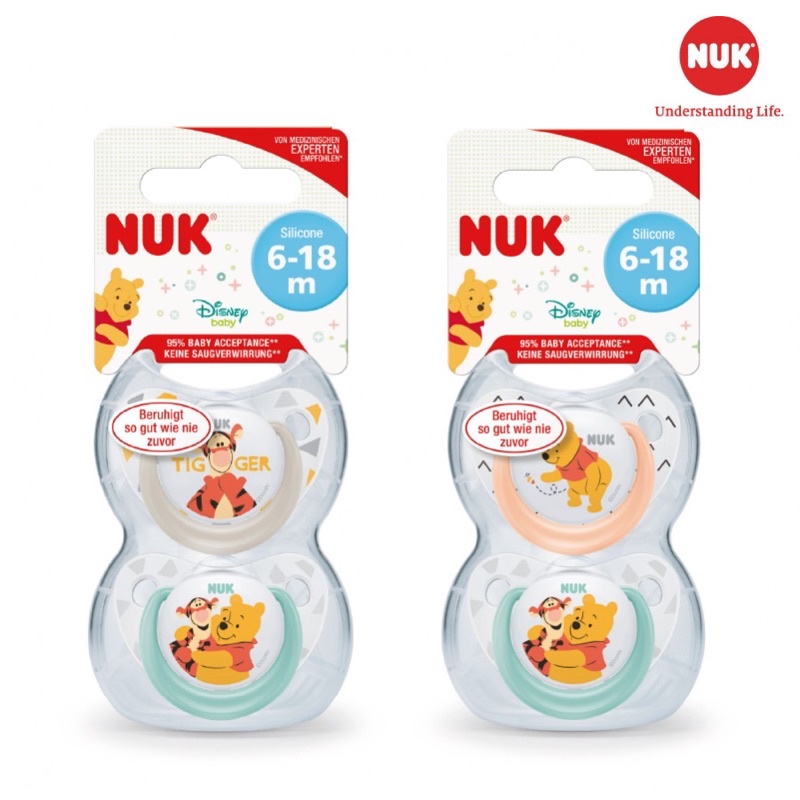 Ti giả NUK cao su tự nhiên phiên bản Disney đủ size
