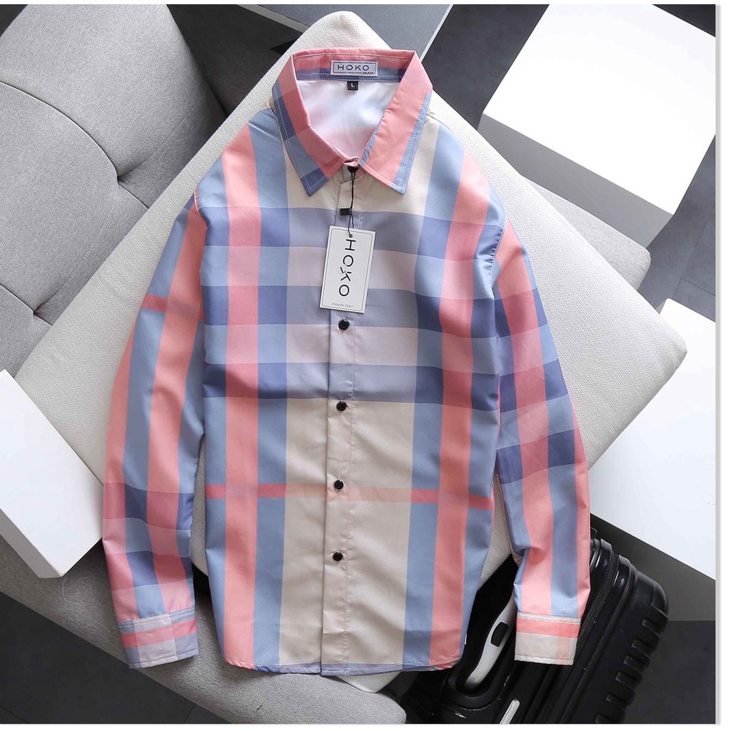 ÁO SƠ MI NAM TAY DÀI CỰC CHẤT SIÊU HOT , CARO , HOT 2021 KOKO MI STORE