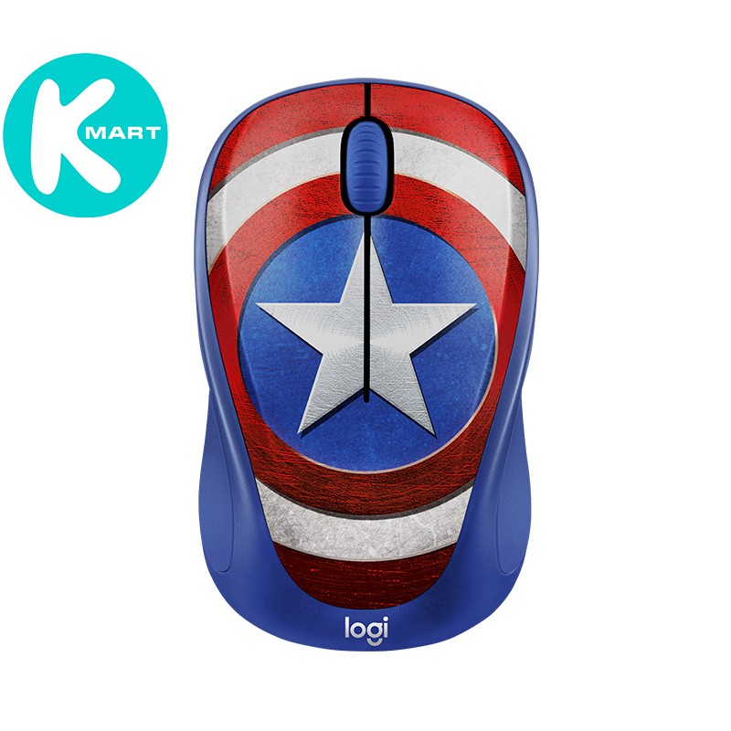 Chuột Không Dây Logitech M238 Marvel Collection - Hàng Chính Hãng