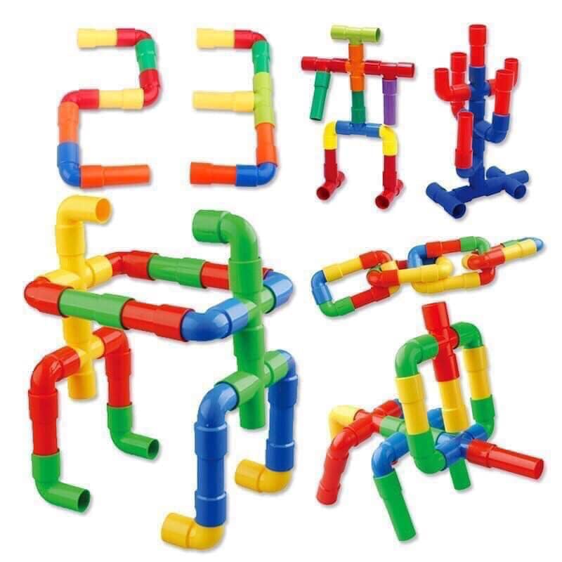 Bộ lắp ráp ống nối nhiều chi tiết cho bé