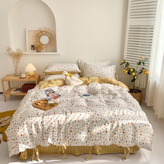 [COTTON 51-60] Bộ Chăn Ga Gối 4 Món 100%