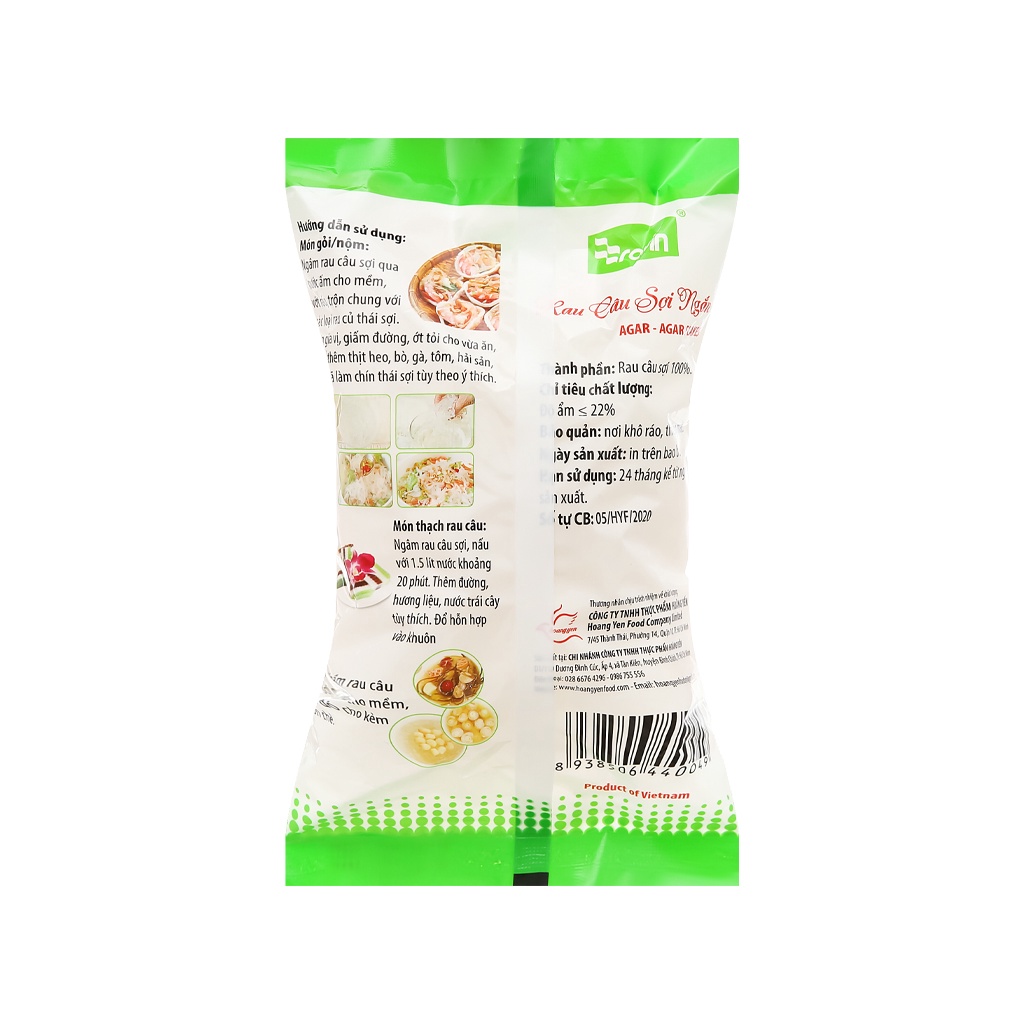 Rau câu sợi ngắn Agar Rovin - gói 20g | BigBuy360 - bigbuy360.vn