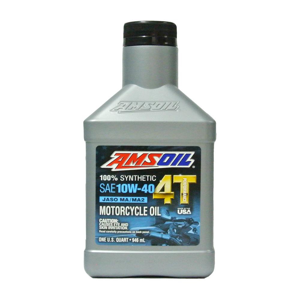 Dầu nhớt xe số,xe tay côn cao cấp Amsoil 4T Performance 10W-40 946ml amsoil