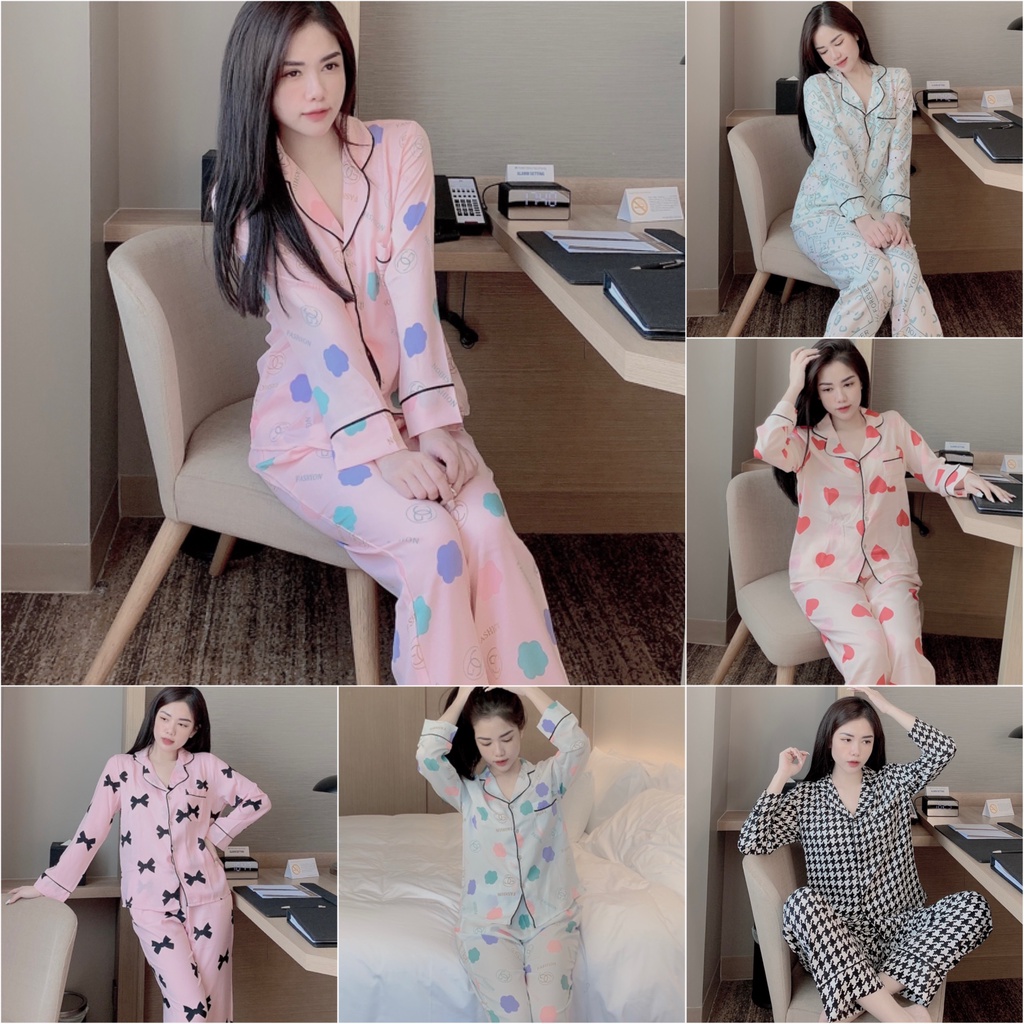 [Siêu Hot] [FreeShip] Bộ Tay Dài Cao Cấp☘️️Đồ Bộ Pijama☘️️ | BigBuy360 - bigbuy360.vn
