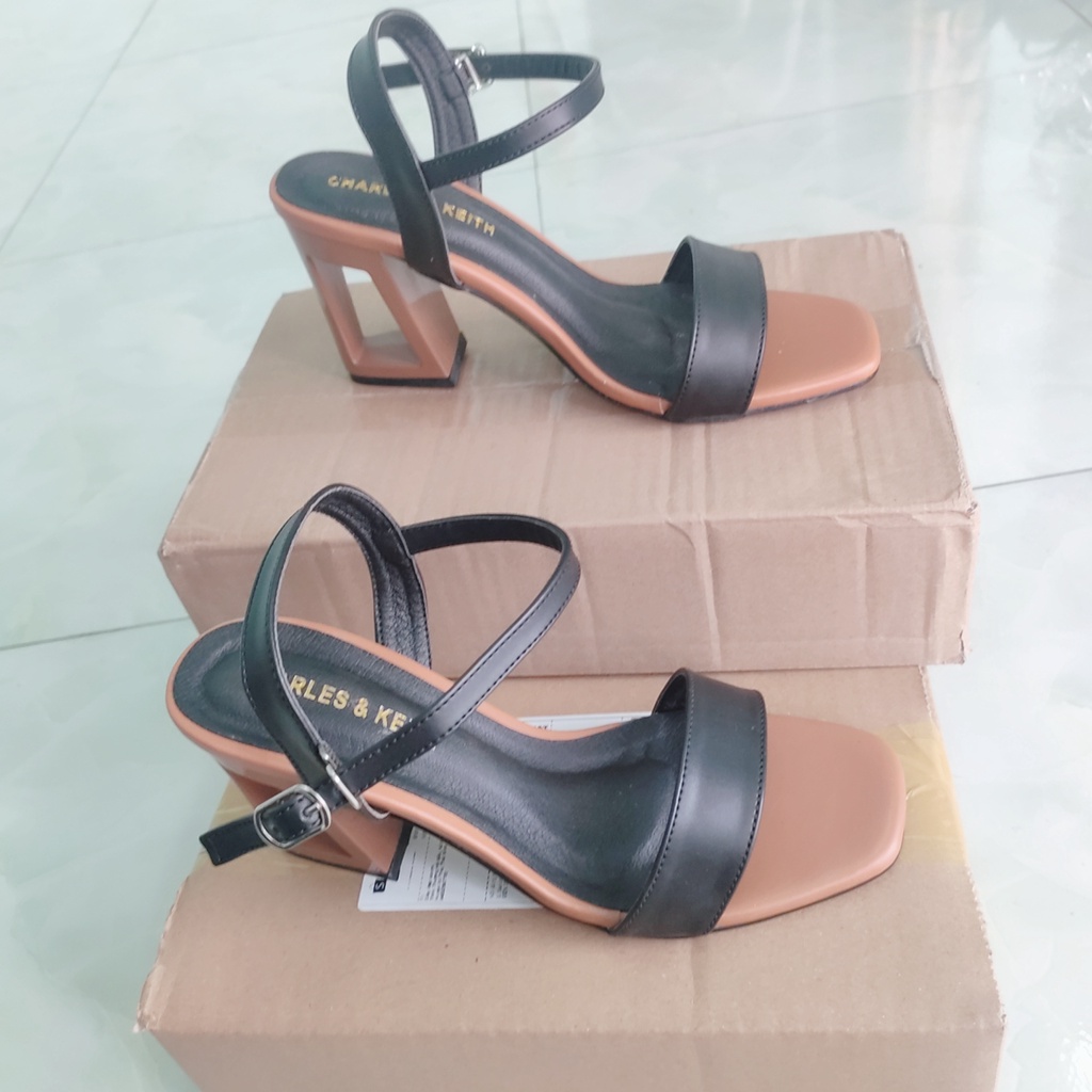 Sandal Gót Kiểu 7P Quai Mảnh Mã N2