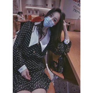 Đầm chấm bi zara