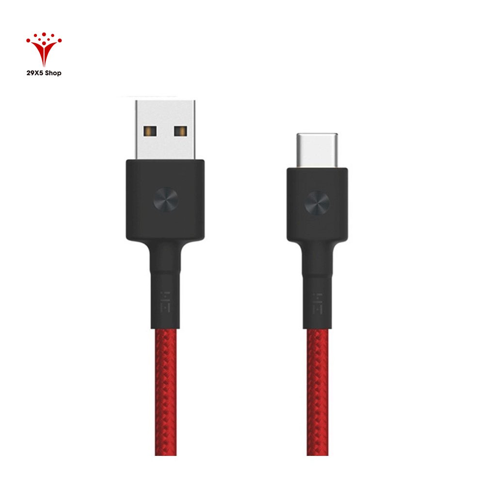 Cáp USB Type C bọc sợi Kevlar Xiaomi ZMI AL411/AL401 30cm/100cm Đen - 29x5Shop