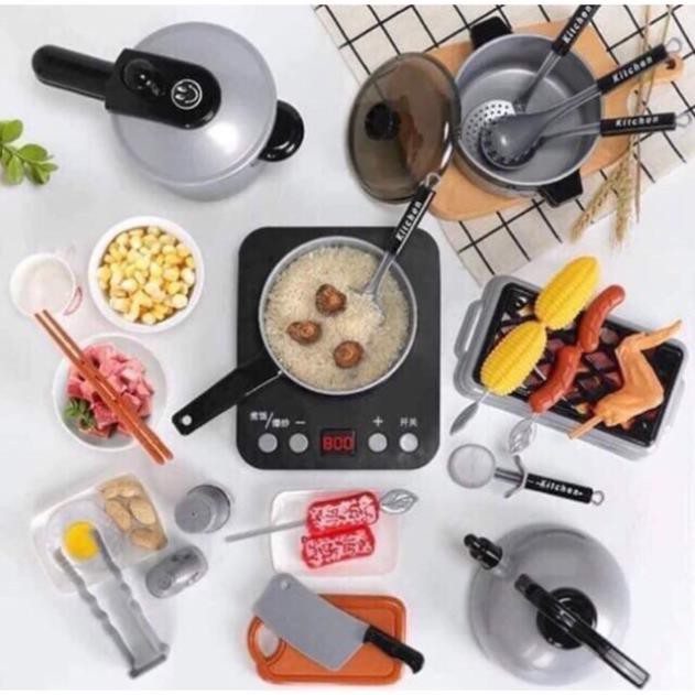 [CHẤT LƯỢNG] Bộ Đồ Chơi Nấu Ăn 36 Món Kitchen Play Set Cho Bé