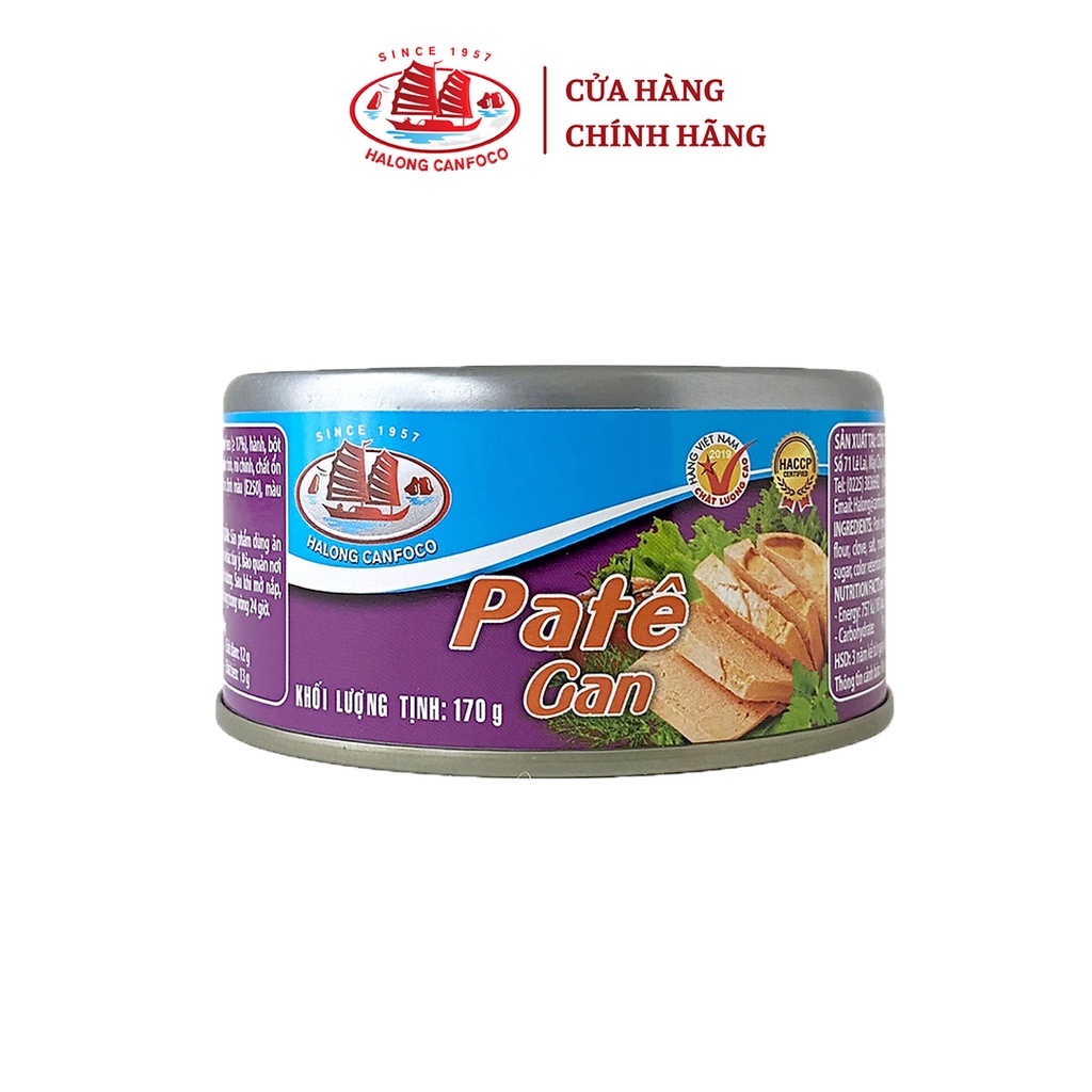 [Mã BMBAU50 giảm 7% đơn 99K] Pate Gan Heo 170g - Đồ Hộp Hạ Long