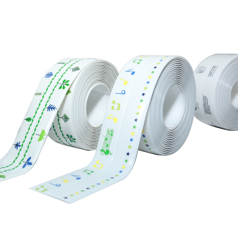 Cuộn Băng Dính Dán Viền Bồn Rửa Chén Chống Thấm Nước Họa Tiết Đẹp, Dán Viền Gạch Trang Trí Nhà Cửa Cho Nhà Bếp/Bồn Tắm