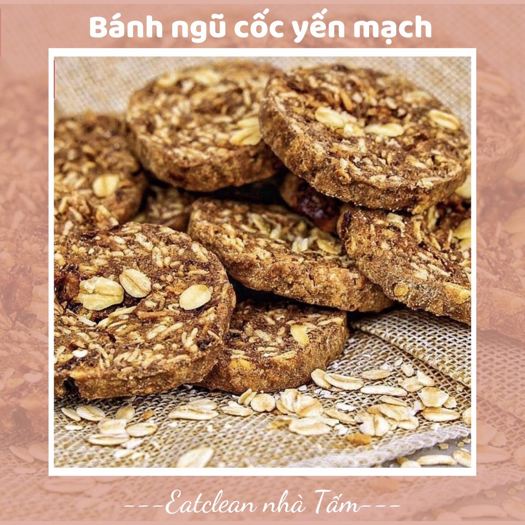 Bánh Ngũ Cốc Nguyên cám Yến Mạch Eatclean Eat Clean hũ 300g