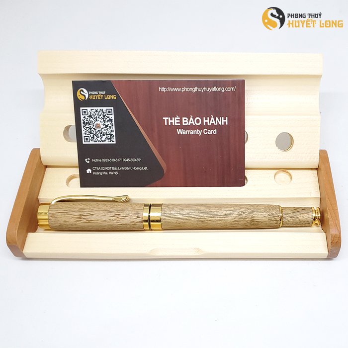 Bút Gỗ Trầm Hương Tốc Cao Cấp, Sang Trọng, Đẳng Cấp, Tặng Kèm Hộp Bút Gỗ