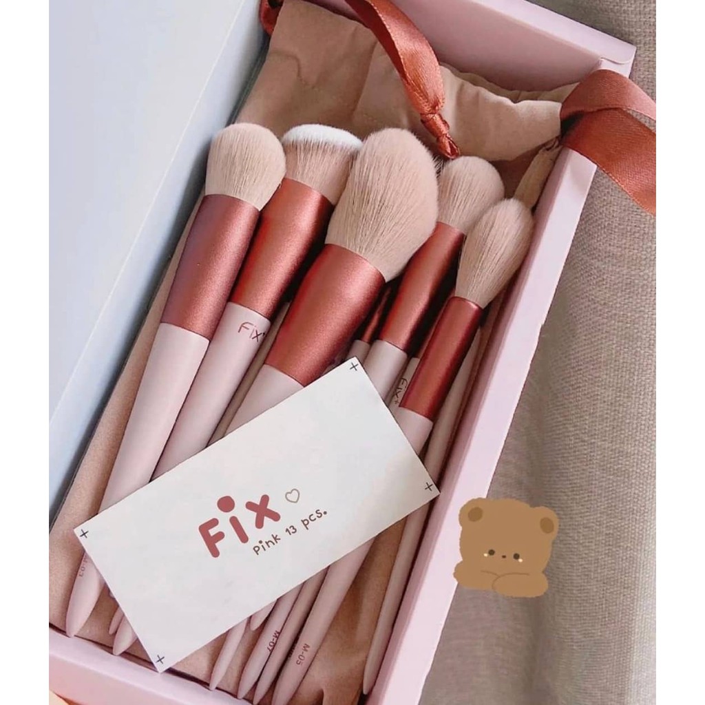 Bộ cọ cá nhân 13 cây fix  kèm túi như hình