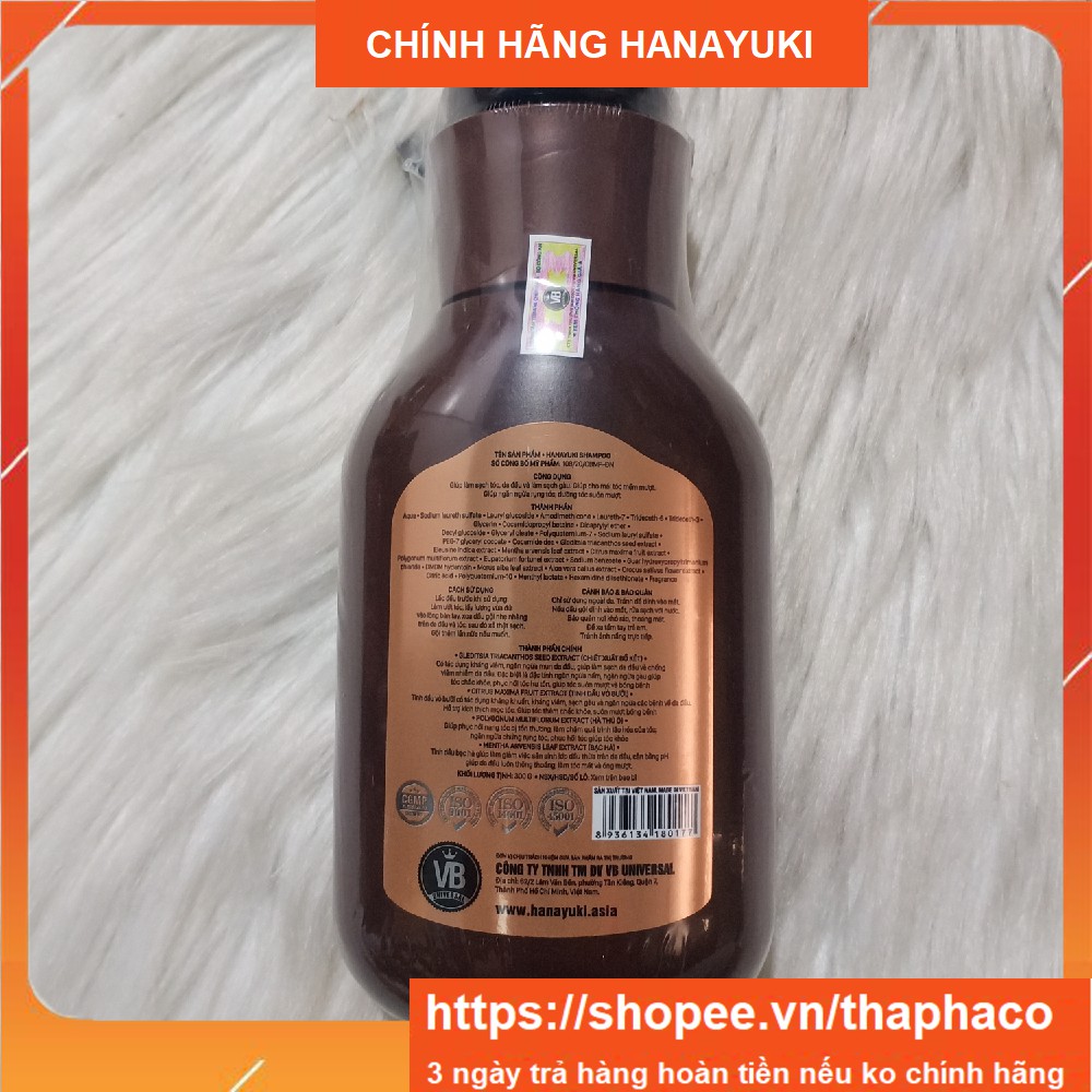 Dầu Gội Hanayuki Shampoo Loại Chai 300gr Date 2023 Chính Hãng | BigBuy360 - bigbuy360.vn