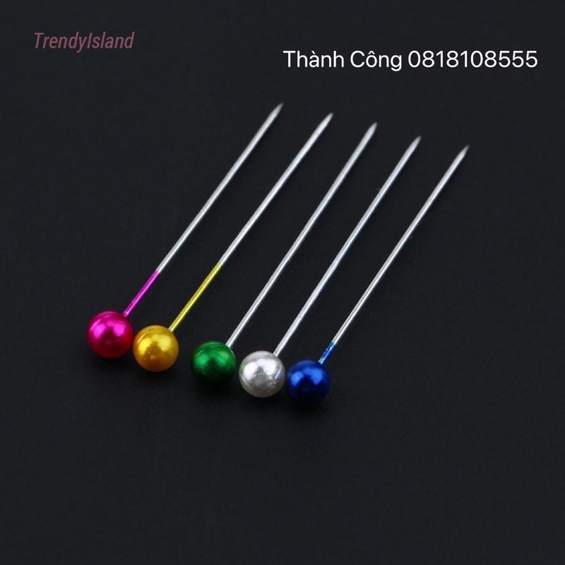 Kim Ghim Cố Định Vải.Kim gút. Kim gim vải 1 vỉ 40 cây