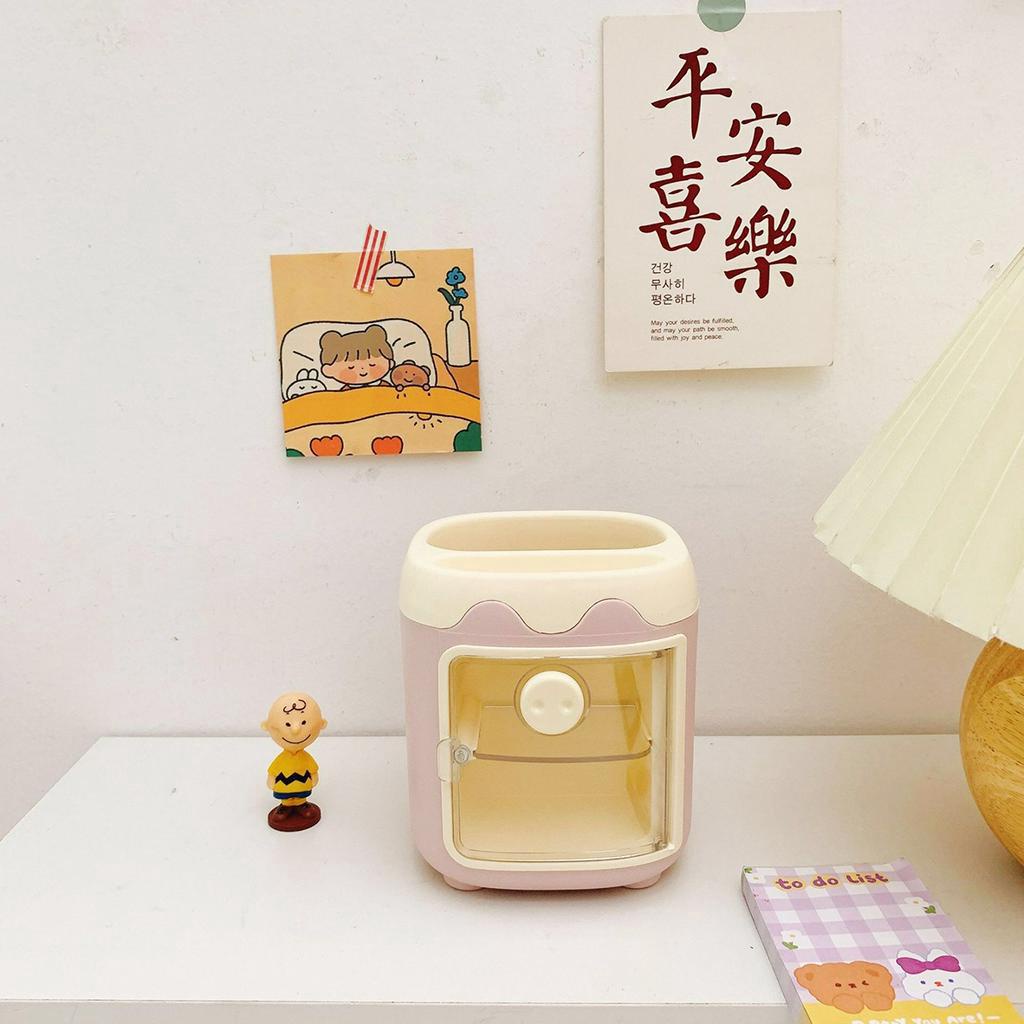 Ống đựng bút Mũi Heo nhiều ngăn để đồ dùng học tập đẹp hình hộp mini trang trí bàn học sinh dễ thương giá rẻ