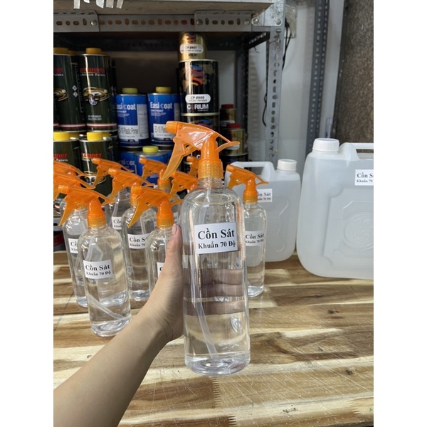 Cồn Sát Khuẩn Y Tế 70 độ. Đóng chai 1000ml( 1 lít)
