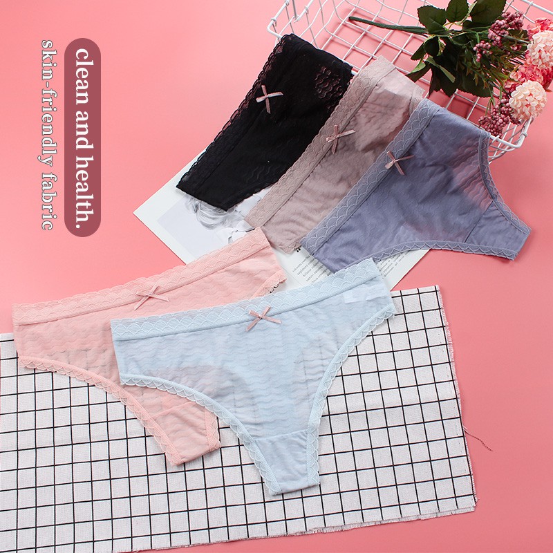 Quần lót siêu mỏng thời trang nữ mùa hè quyến rũ size M/L/XL/XXL