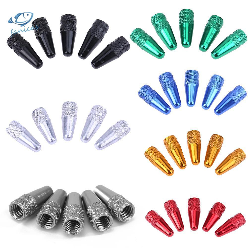 Set 5 nắp van bánh xe đạp bằng nhôm chất lượng cao chuyên dùng