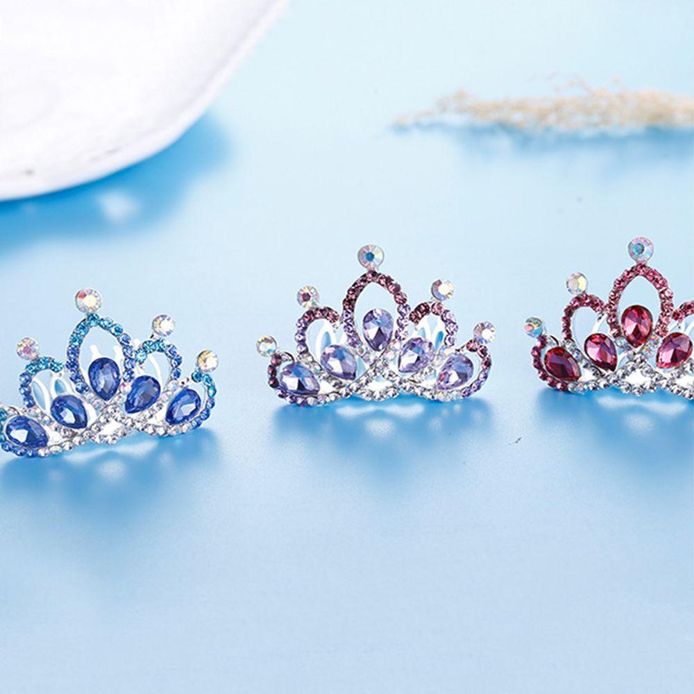 MXGOODS Lược Cài Tóc Hình Vương Miện Công Chúa Dễ Thương