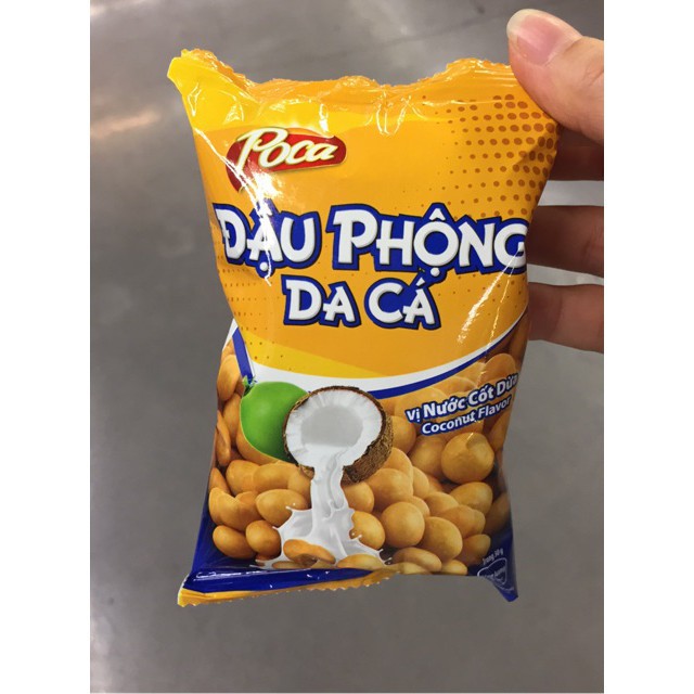 Bánh snack Poca đậu phộng da cá vị nước cốt dừa