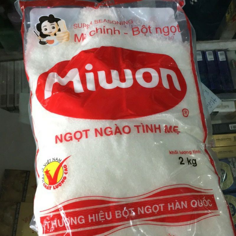 Mì Chính Miwon 2kg Cánh to - cánh nhỏ