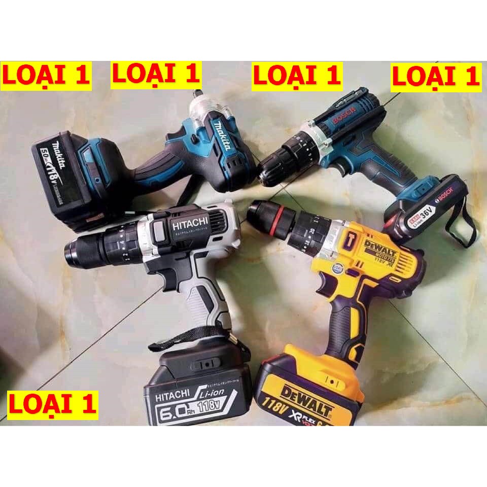 THÂN MÁY KHOAN PIN HITACHI 188V,KHÔNG CHỔI THAN