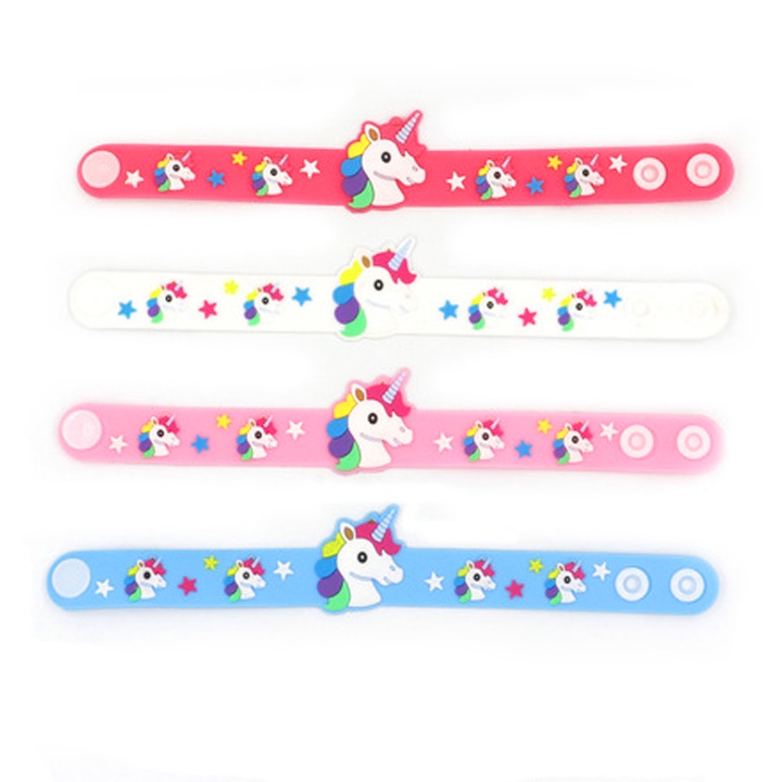 Vòng tay Unicorn hottrend cho bé gái bằng nhựa mềm đủ màu sắc Baby-S – SJ045