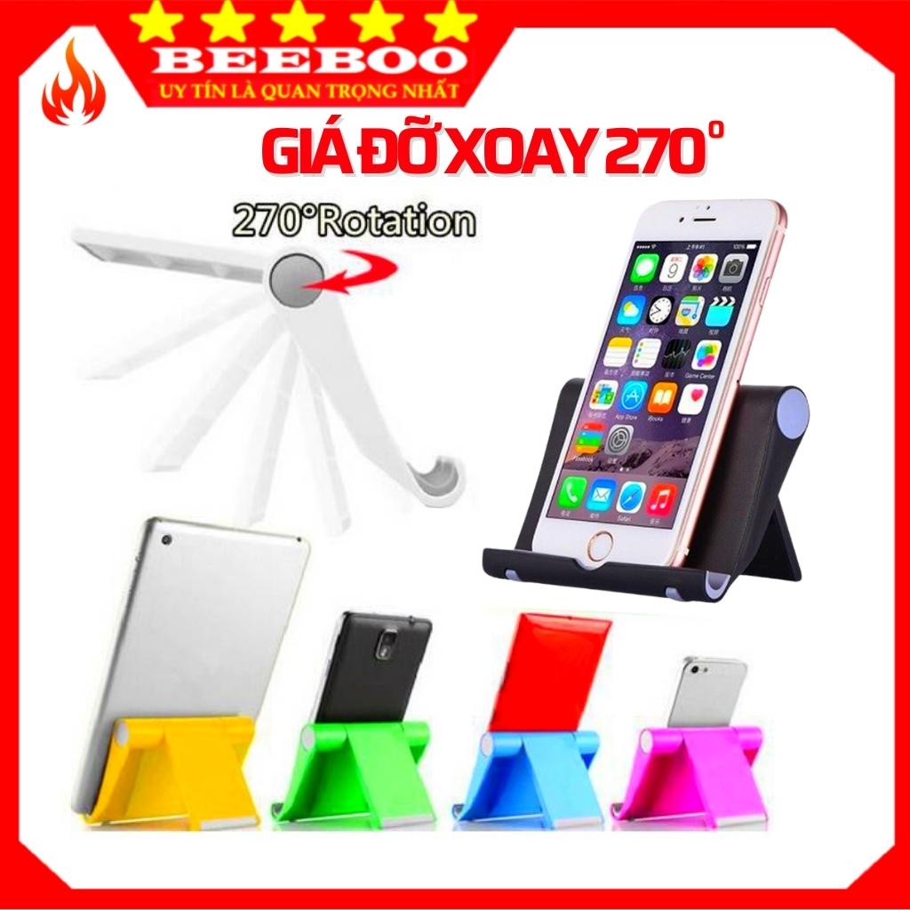 Giá đỡ điện thoại mini gấp gọn, máy tính bảng, iphone, ipad đa năng, chắc chắn, xoay 270 độ tiện dụng