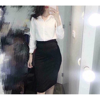 Sơ mi trắng công sở Basic
