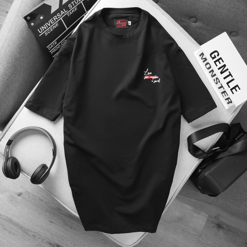 Áo Thun Cotton Cao Cấp Ngắn Tay Unisex, Chất Đẹp Co Giãn Tốt,Dày Dặn, Hình In Ý Nghĩa,Thời Trang Trẻ trung LOVE Neighbor