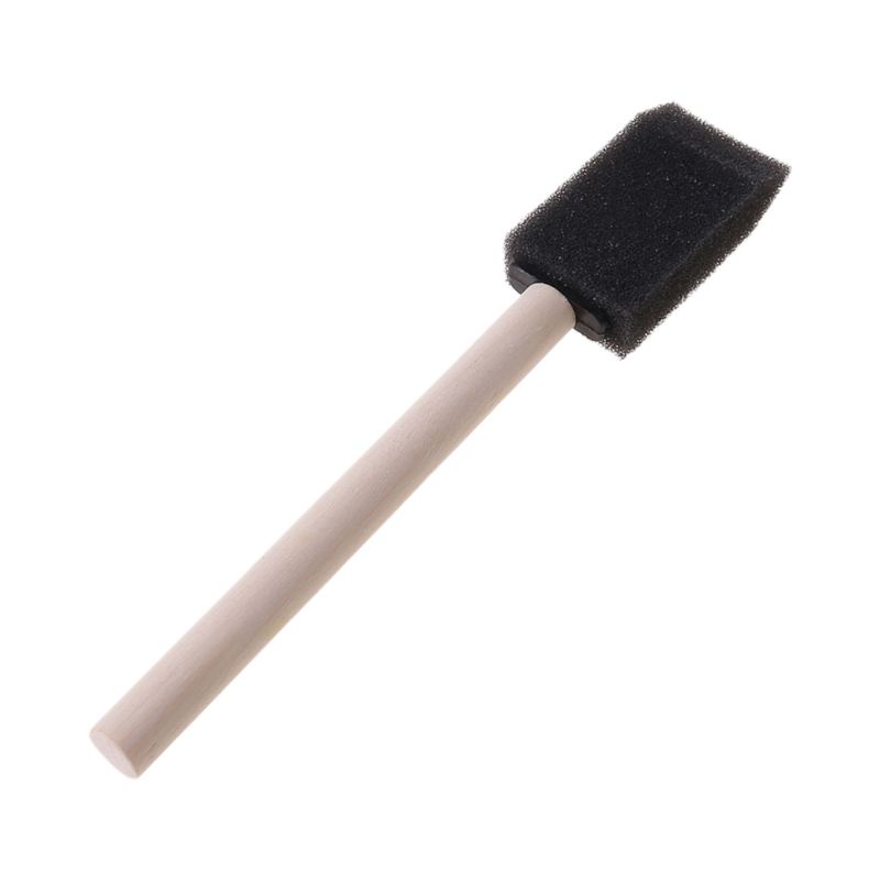 Set 25 / 50 Cọ Xốp Có Tay Cầm Dùng Để Vệ Sinh Vết Bẩn Khi Sơn Móng Nghệ Thuật