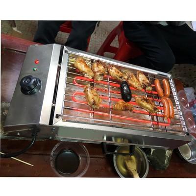 Bếp Nướng Điện BBQ Không Khói, Bếp Nướng Công Nghiệp Inox 201, 2500W. Dùng cho Nhà Hàng, Gia Đình. Lò Nướng